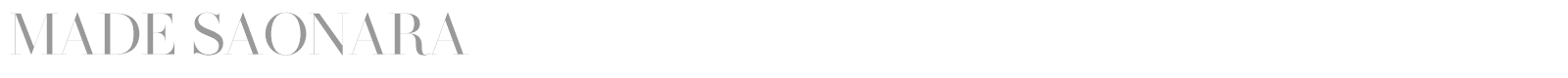Made Saonara font preview